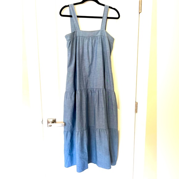 Lacausa Chambray full length dress - Picture 2 of 6